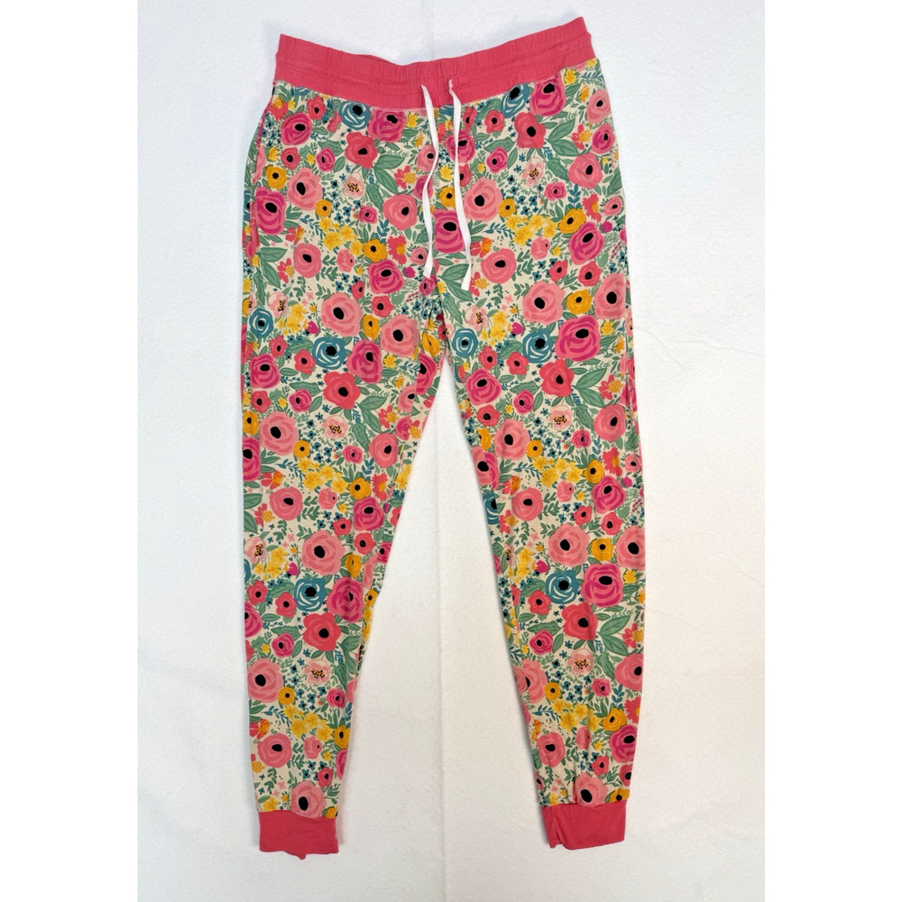 LITTLE SLEEPIES Secret Garden Floral Pajama Pants Women's Size Medium